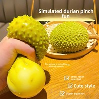 Juguete Antiestrés Creativo en Forma de Durian, de Plástico, para Adultos Jóvenes y de Mediana Edad, Reboteante, para Aliviar el Estrés y Relajarse