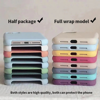 Coque en Silicone Liquide pour iPhone 17 16 15 14 13 11 12 Pro Max Mini Housse en Silicone pour iPhone 7 8 Plus XS XR X SE Étuis de Téléphone