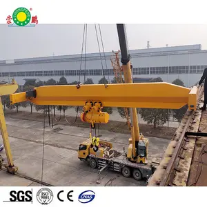 Low Noise Eot Crane Licht Gewicht Lda Type 10 Ton Industriële Hoist Single Ligger Rolbrug