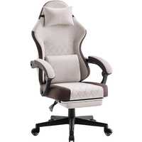 Chaise de jeu ergonomique pivotante en cuir PU OEM avec mousse moulée, hauteur réglable et repose-pieds de luxe – Vente en gros