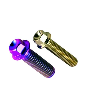 high performance Grade 5 titanium hex connecting screw bolt by your design