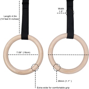 Anelli da Ginnastica per Esercizi, Fitness e Allenamento <span class=keywords><strong>Atletico</strong></span> - Product Image 1