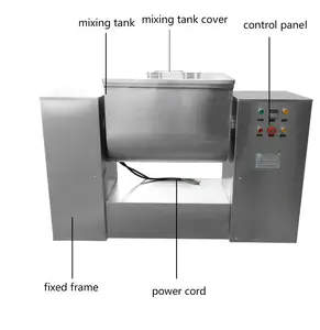 CH series pharma wet/dry powder mixer trough mixing machine