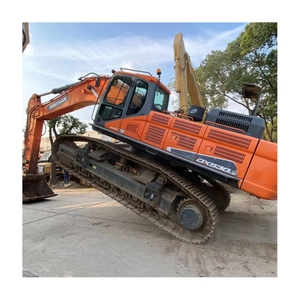 Excavatrice Doosan DX530LC, couleur orange, type chenillé, engin de construction lourd, équipement d'occasion, 5300 kg, 0-2000 heures, origine Corée - Product Image 4