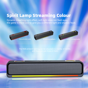 Wholesale BT358 Game <strong>Speaker</strong> for Computer <strong>PC</strong> BT Wireless <strong>Speakers</strong> Sound bar for TV Sound Bar with for TV with RGB Lights - Product Image 4