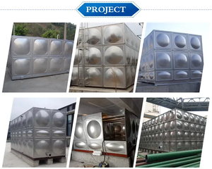 Capacidade quadrada modular do tanque de armazenamento de água de aço inoxidável 5000-50000 galões com bomba Tanque de água pressionado cúbico - Product Image 5