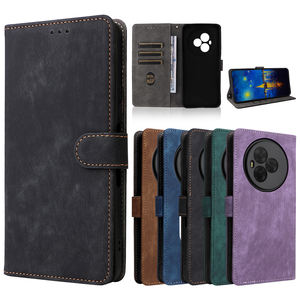 Étui portefeuille en cuir avec protection RFID pour <span class=keywords><strong>TCL</strong></span> NxtPaper 60 Ultra 5G/T951K/T951P/T951P1, avec fente pour cartes et fonction support de téléphone - Product Image 1