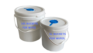 KILINE Lingettes <span class=keywords><strong>tout</strong></span> usage Essuie-glace à sec Airlaid Paper Rool 100% Fluff Pulp tissu dans des seaux serviette de nettoyage en papier sans poussière - Product Image 4