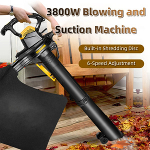 Souffleur portable domestique 3-en-1 de haute qualité et haute puissance 3800W réglable avec fonctions de soufflage, d'aspiration et de broyage - Product Image 1