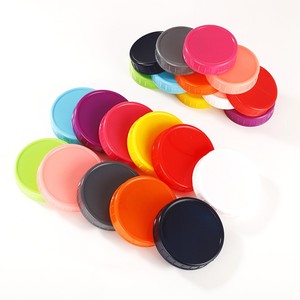 Plastik düzenli ağız cam turşu kavanozu kapaklı silikon halka renkli saklama kapakları konserve kavanoz için Anti-Scratch dayanıklı yüzey - Product Image 4