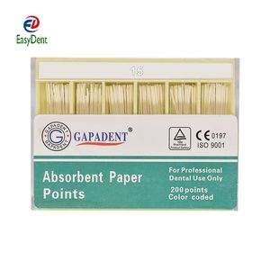 Superieure Kwaliteit Dental Absorberend Papier Punten Wortel Annuleren Endodontie Katoen Fiber Tips Tandarts Product #15-#40 200 stks/doos - Product Image 5