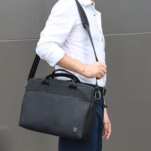 WiWU 14 Inch Laptop <strong>Sleeve</strong> with Shoulder Strap for <strong>Macbook</strong> Laptop Bags with Faux Fur Lining Office Briefcase Bag - Product Image 6