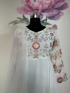 เปิดตัวชุดปาร์ตี้ดีไซเนอร์ใหม่ดูสไตล์แฟนซีชุดพิมพ์ดิจิตอลดูปัตตาด้านล่างชุดคุณภาพระดับพรีเมียมที่สวยงาม - Product Image 2