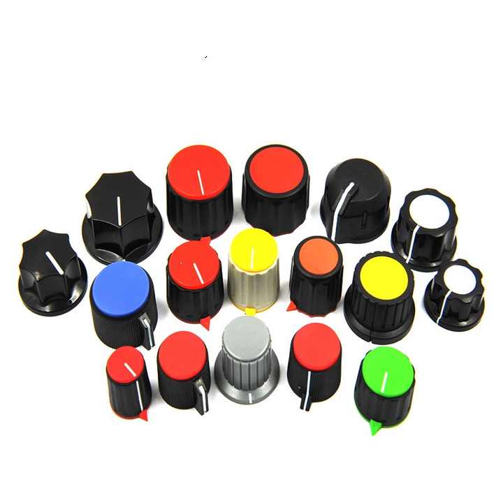Aluminum and Plastic Colour Potentiometer Knob Electronic Accessories