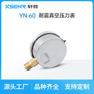 Manómetro Resistente a Impactos Suzhou Xuansheng YN60 de 60 mm, Conexión Roscada de Acero Inoxidable, para Agua, Aire y Aceite - Product Image 4