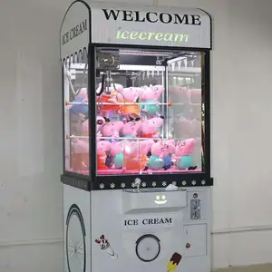 Icecream auto giocattolo artiglio gru macchina per la vendita malesia