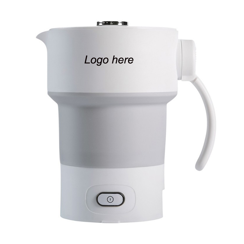 Портативный Электрический дорожный складной силиконовый чайник outdooar 600 мл, складной резервуар для кипячения с постоянной температурой