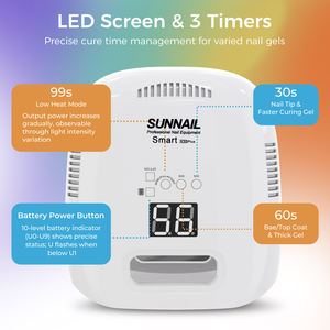 <span class=keywords><strong>60W</strong></span> 42pcs Rechargeable Sans Fil <span class=keywords><strong>LED</strong></span> <span class=keywords><strong>UV</strong></span> Lampe à Ongles Haute Qualité Portable Séchage Rapide Sans Fil Sèche-Ongles Plastique Batterie Salons - Product Image 2