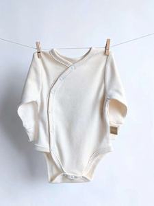 지원 화이트 100% 유기농 면 기모노 세트 아기 선물 상자 신생아 선물 아기 옷 세트 - Product Image 3