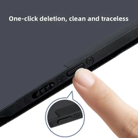 Tablette d'écriture numérique LCD portable pour adultes, bloc-notes de bureau électronique professionnel avec étui en cuir, 12 pouces