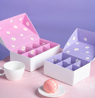 Benutzer definierte Food Candy Paper Box für Macarons Chocolate Luxury Cute Geschenk boxen und Papiertüte Cake Candy Boxes