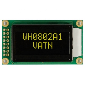 0802 <span class=keywords><strong>LCD</strong></span> Factory Outlet Winstar WH0802A1-YLL vatn <span class=keywords><strong>LCD</strong></span> hiển thị Module <span class=keywords><strong>8x2</strong></span> với highlight vàng LED đèn nền - Product Image 1
