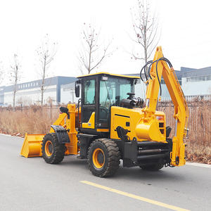 จัดส่งฟรีเครื่องจักร Earth-Moving Twobale แบคโฮหน้าตักหลังขุด 4X4 มินิล้อเล็ก 4wd แบคโฮหน้าตักหลังขุดราคาดี - Product Image 6