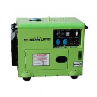 GXNEWLAND 5KW Kleiner Schwungrad-Kurbel-Smart-Generator mit Elektrostart