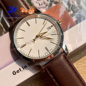 นาฬิกาข้อมือผู้ชายคุณภาพระดับ 5A สไตล์เรโทร รุ่นดรีมซีรีส์ หรูหรา ขนาด 38 มม. เรียบง่าย กลไกขนาดใหญ่ กันน้ำ สายนาฬิกา TISSOT - Product Image 3