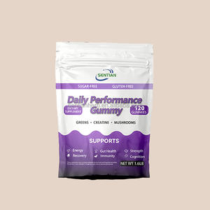 Complément pré-entraînement Créatine monohydrate Gummies Prise de poids Sans sucre Créatine Gummy Candy Gym Muscle Builder - Product Image 1