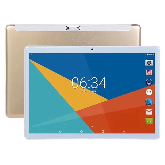 Tablet Android 10.1 Inci, Cangkang Logam Android 5.1 MTK 6592 Rom 16Gb Tablet Pendidikan untuk Anak-anak