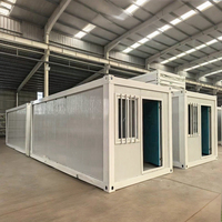 Bâtiment de bureau préfabriqué moderne modulaire détachable de style conteneur pour chantier de construction