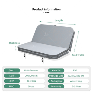 Vente en gros d'accessoires de spa Immer, <span class=keywords><strong>couverture</strong></span> de spa imperméable pour l'<span class=keywords><strong>extérieur</strong></span>, <span class=keywords><strong>couverture</strong></span> de <span class=keywords><strong>jacuzzi</strong></span>, <span class=keywords><strong>couverture</strong></span> de spa - Product Image 3