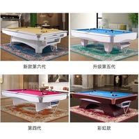 Table de billard en ardoise noire de nouveau type, très vendue, 7ft 8ft 9ft 12ft, pour snooker, prix abordable