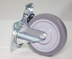 वेल्डिंग टेबल कैस्टर पहियों के लिए 125 मिमी कैस्टर व्हील आपूर्तिकर्ताओं के लिए कैस्टर व्हील-धातु - Product Image 4