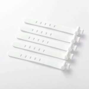 再利用可能でリリース可能な多目的シリコーンケーブルタイオーガナイザー高速ケーブルコードワイヤ管理 - Product Image 4