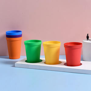 Grosir Mug kopi hijau kecil Kemah perjalanan grosir cangkir plastik PP sekali pakai untuk bir minuman - Product Image 2