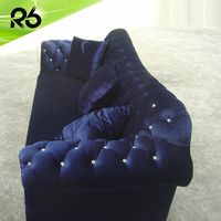 Canapé Chesterfield de luxe capitonné en diamant, 1, 2 ou 3 places, ensemble canapé et fauteuil pour chambre/salon/hôtel/appartement