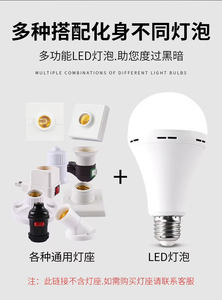 หลอดไฟ LED YIHAN ขั้ว E27 รูปทรง A19 แสง 2700K แสงเดย์ไลท์ ตัวหลอดพลาสติก ใช้ไฟ AC 220V 25000 ชั่วโมง CRI 80 - Product Image 5