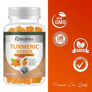 Gommes au curcuma Antioxydants naturels Suppléments de soutien immunitaire Santé Complément nutritionnel diététique - Product Image 6