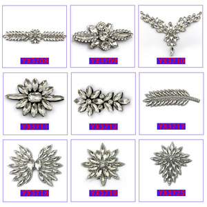 Chaîne de perles de cristal en gros avec strass thermocollants, bracelet en cristal, chaîne de taille pour mariage style Miami - Product Image 5