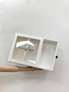 กล่องลิ้นชักพับได้แบบใสกล่องของขวัญพร้อมฝาปิดโปร่งใสของขวัญวันเกิดขนาดใหญ่ราคาโรงงาน - Product Image 3