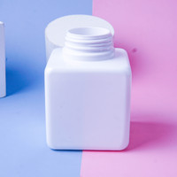 Flacon pulvérisateur carré en plastique PET écologique de 250 ml avec pompe pour désinfectant pour les mains en mousse et produits cosmétiques nettoyants