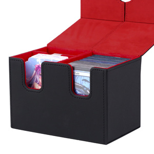 <span class=keywords><strong>Scatola</strong></span> porta carte in similpelle PU, organizer per carte, contiene oltre 100 carte da gioco, <span class=keywords><strong>contenitore</strong></span> per carte di alta qualità, <span class=keywords><strong>scatola</strong></span> per riporre carte. - Product Image 1