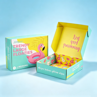 Cajas de Cartón Corrugado Azul Claro para Envíos, Embalaje de Cosméticos y Pelucas, Caja de Regalo de Papel para Envíos con Impresión Personalizada