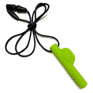 Collier à mâcher en silicone de qualité alimentaire sans BPA en forme de P avec chaîne en corde, jouet sensoriel pour bébé, pendentif pour enfants - Product Image 5