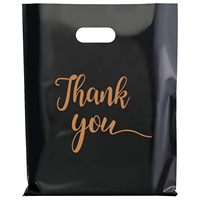 Sac de shopping en plastique personnalisé avec logo imprimé, sac de transport en plastique HDPE de haute qualité avec poignée découpée