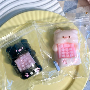 Juguetes de regalo bonitos con textura de lodo de plástico de alta calidad para teléfonos móviles, con diseño de cerdo, para apretar. - Product Image 3