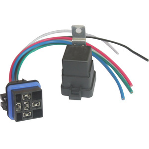 Relé de interruptor SPDT resistente al agua, arnés de cableado de 12V, CC de 12V, 5 pines, Automotriz y Marino, 30 amperios, 40 amperios