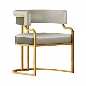 Chaise de bureau confortable de luxe léger avec dossier et siège réglables pour la maison, le bureau, la salle à manger, le canapé et la chambre - Product Image 2